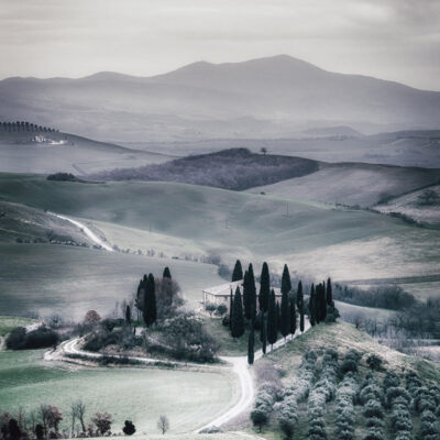 A tuscan homestead before the sunset (studio2) photo