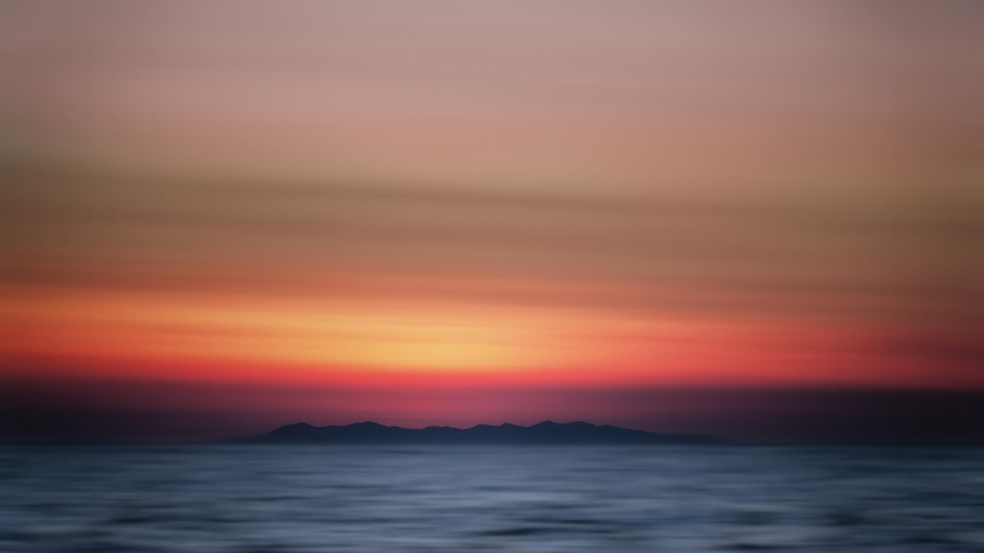 Tuscany waves -Sunset on the Tyrrhenian sea