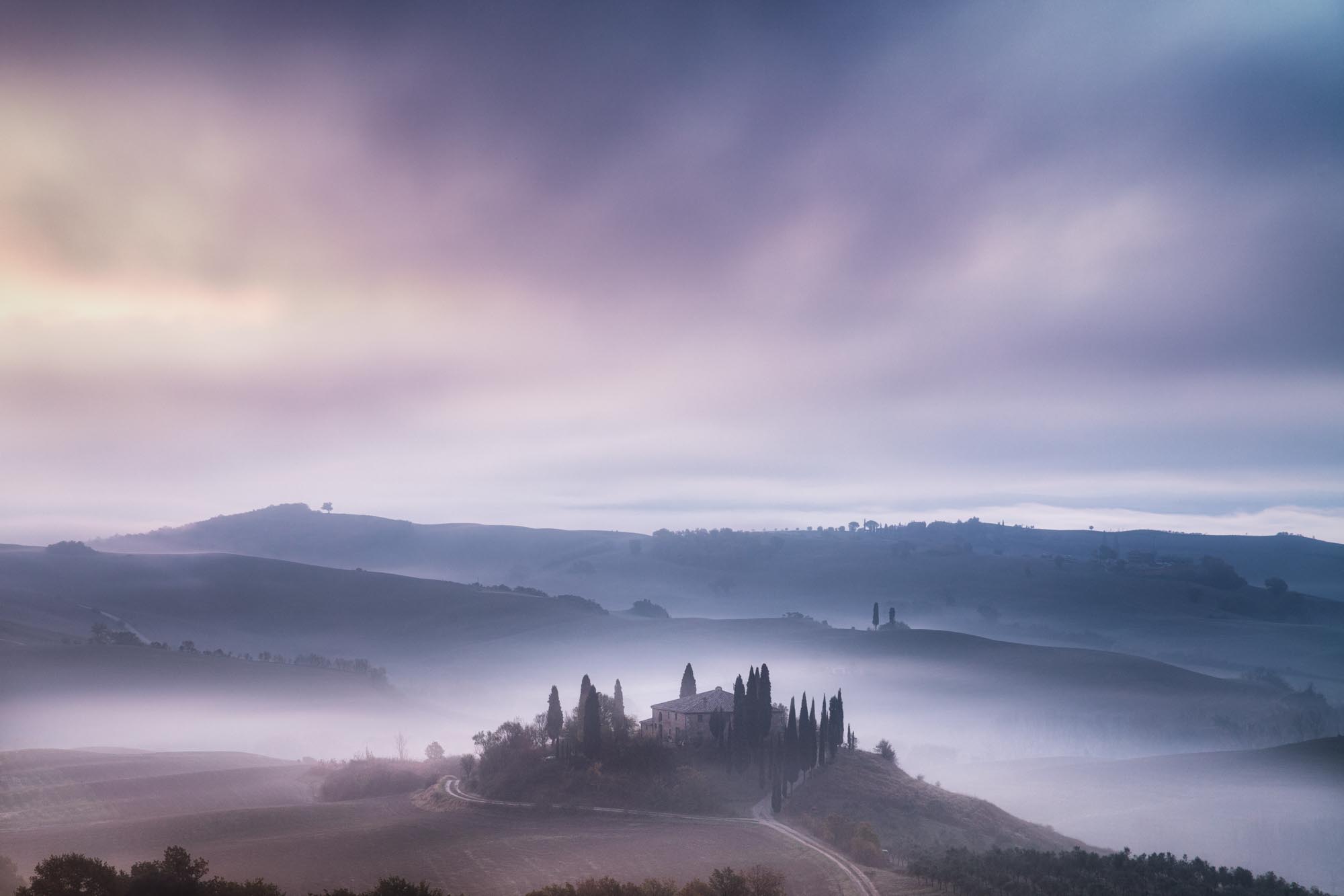 Tuscany tales - A tuscan homestead before the dawn